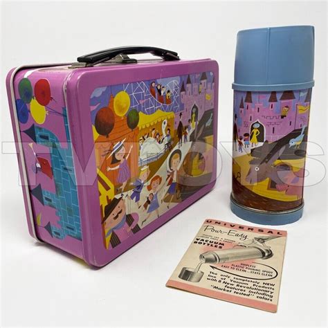 Vintage 1959 Carnival Metal Lunchbox 